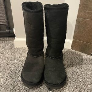Tall Uggs - Black - Size 7